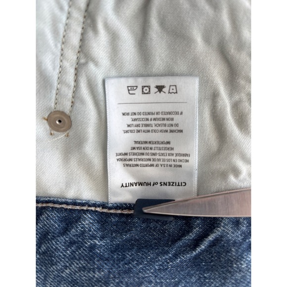 Citizens‎ of Humanity Denim Maxi Comfort Skirt Western See Measurements Below - Picture 7 of 9